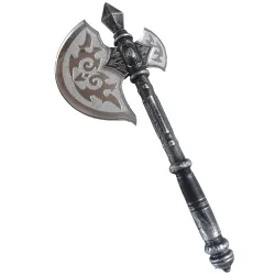 BookMyCostume Parashu Battle Axe Ganesha Pharsa Fancy Dress Costume Accessories for Kids Free Size Silver/Black