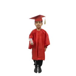 BookMyCostume Red Graduate Kids Dress