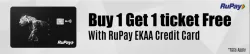 BookMyShow Offer: Buy 1 Get 1 Ticket Free