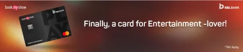 Image of BookMyShow Offer: Get 2 Movie Tickets Free with RBL Credit Card On Minimum Spends of ₹5000