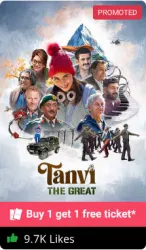bookmyshow Offer : tanvi the great Movie Ticket Buy 1 Get 1 Free