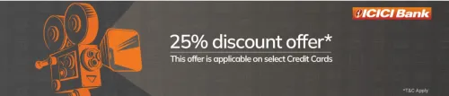 Image of BookMyShow Offers: 25% Discount on Movie ticket With ICICI Bank Credit Card 