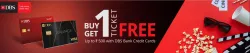 BookMyShow Offers: Buy 1 Get 1 Movie ticket Upto ₹500 with DBS Vantage Credit Card