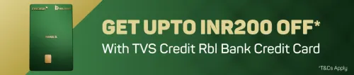 Image of BookMyShow Offers: Get 1 free ticket With TVS Credit RBL Bank Credit Card on Minimum Spends of ₹10000