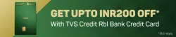 BookMyShow Offers: Get 1 free ticket With TVS Credit RBL Bank Credit Card on Minimum Spends of ₹10000
