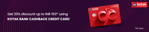 Image of BookMyShow Offers: Get 20% Discount Upto ₹150 With Kotak Bank Cashback+ Credit Card