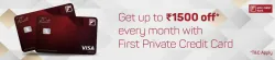 BookMyShow: Get up to ₹1500 Off Every Month with IDFC First Bank Private Credit Card Offer