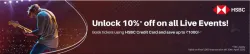 BookMyShow Offer: Get 10% Discount with HSBC Credit Card