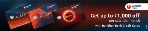 Image of BookMyShow Offer: Get 25% discount upto ₹1000 with Bandhan Bank Lumina Credit Card 
