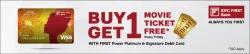 BookMyShow Offer: Buy 1 ticket and Get 1 Free upto ₹250 on Movies with IDFC FIRST Power Signature & Platinum DC