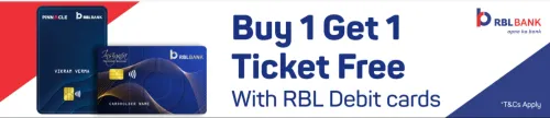 Image of BookMyShow Offer : Buy 1 ticket and Get 1 Free upto ₹200 With RBL Bank Debit Card
