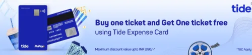 Image of BookMyShow Offer : Buy 1 Get 1 Ticket Free using Tide Expense Card