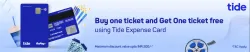 BookMyShow Offer: Buy one get one ticket free upto ₹200 With Tide Expense card 