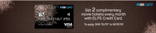 Image of BookMyShow Offer: Get 2 Free Movie Tickets Upto ₹500 with SBI Signature / Elite credit card