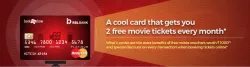 BookMyShow Offer : RBL Bank Credit Card Get 2 free movie tickets every month