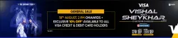BookMyShow Offer : Save 10% Off with Visa Credit & Debit Cards on Vishal & Sheykhar Live