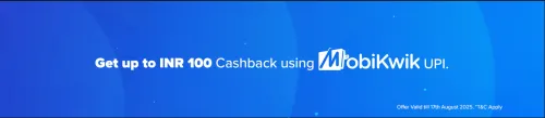 Image of BookMyShow Offer : Upto ₹100 Cashback using Mobikwik UPI