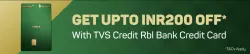 BookMyShow Offer : Upto ₹200 Off with TVS Credit RBL Bank Credit Card