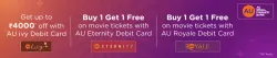 BookMyShow Offer : Upto ₹4000 Off+ BOGO Free Tickets using AU Debit Cards