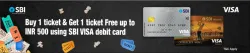BookMyShow Offers: Buy 1 Get 1 Ticket upto ₹500 With SBI Visa Credit Cards