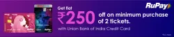 BookMyShow Offers: Get ₹250 Discount With Union Bank of India Credit Card On Minimum Purchase of 2 Movie tickets
