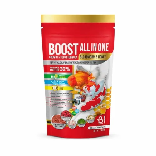 Image of Boost All-in-One Fish Food | Baby Pellets | Complete Daily Nutrition for All Aquarium Fish | 200 g