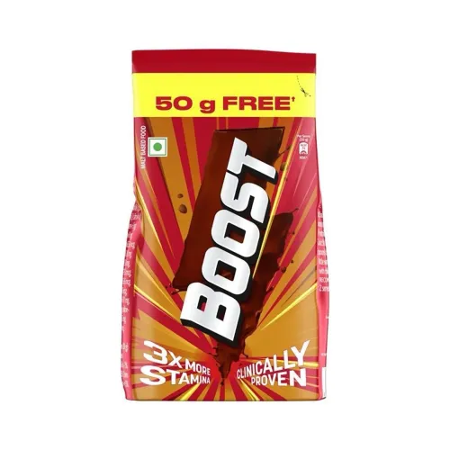 Image of BOOST Chocolate Nutrition Drink Powder 800 G Refill Pack || For 3X Stamina - Builds Bone & Muscle Strength
