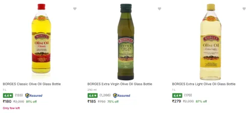 Image of Borges Edible Oil upto 91% Discount