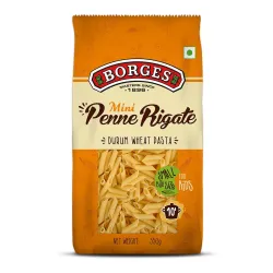 Borges Mini Penne Pasta - 350 gm| Durum Wheat Semolina