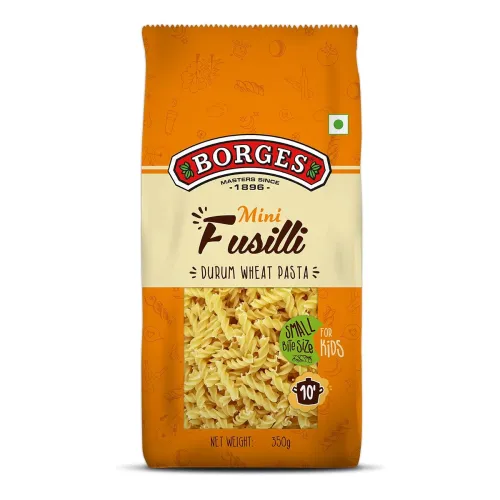 Image of Borges Mini Fusilli Durum Wheat Semolina Pasta 350g