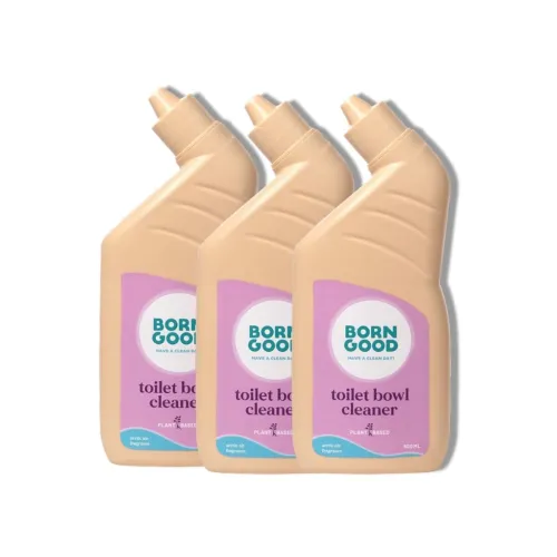 Image of Born Good Natural Toilet Cleaner – Arctic Air, 3x500ml, Plant-Based & Non-Toxic