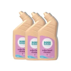 Born Good Natural Toilet Cleaner – Arctic Air, 3x500ml, Plant-Based & Non-Toxic