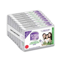 BoroPlus Antiseptic and Moisturising Bathing Soap with Aloe Vera, Neem and Tulsi | 99.9% Germ and Virus Protection | For