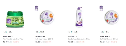 Image of Boroplus Beauty Products upto 70% Discount | Starting at ₹90