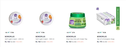 Image of Boroplus Body Products at minimum 50% Discount