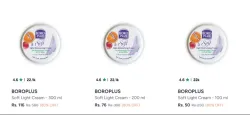 Boroplus Cream starting at ₹50