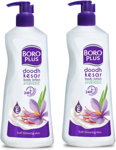 Image of BOROPLUS Doodh Kesar Lotion 400ml - Pack of 2  (800 ml)