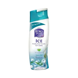 BoroPlus Talc Prickly Heat Ice Cool Powder 150g + 35g Extra
