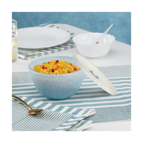 Image of Borosil 500ml Serving & Mixing Bowl with Lid