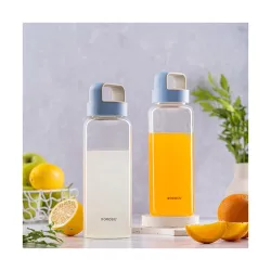 Borosil 750ml Crysto Bottle Set with Lid