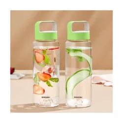 Borosil 750ml Crysto Bottle Set with Lid
