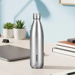 BOROSIL Bolt Steel Water Bottle 24 Hours Hot & Cold 1000 ml
