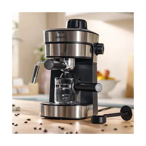 Image of Borosil Brew Mate Drip Coffee Machine with Borosilicate Glass Carafe | Coffeemaker | 6 Cups Capacity