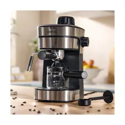 Borosil Brew Mate Drip Coffee Machine with Borosilicate Glass Carafe | Coffeemaker | 6 Cups Capacity | Anti-Drip Function, Auto Shutoff, Keep Warm Plate | 2 Years Warranty | Black