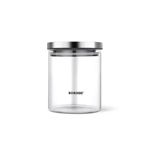Image of Borosil Classic Glass Jar, Air-Tight Storage Container