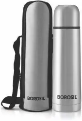 BOROSIL Hydra Thermo 500 ml Steel Flask (Pack of 1)