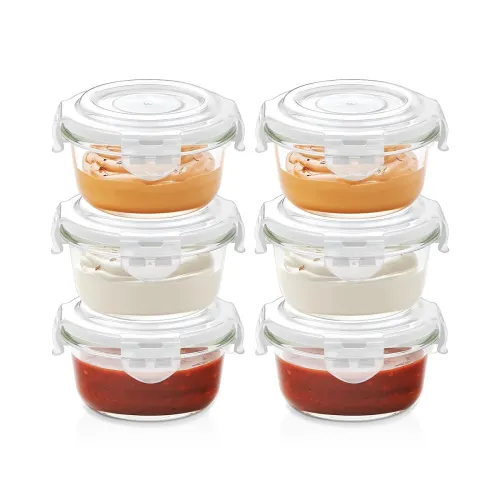 Image of Borosil Klip n Store Glass Container Set