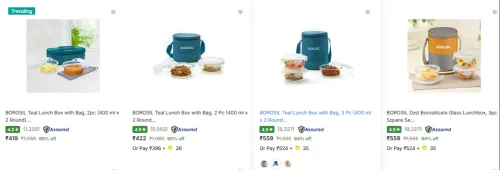 Image of Borosil Lunch Boxes at minimum 50% Discount