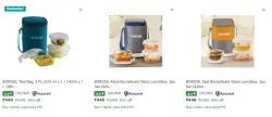 Borosil Lunch Boxes Starting @ ₹449
