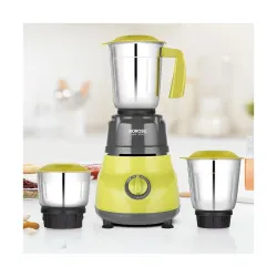 Borosil Max 500 W Mixer Grinder | Wet & Dry Mixing, Grinding & Blending | 